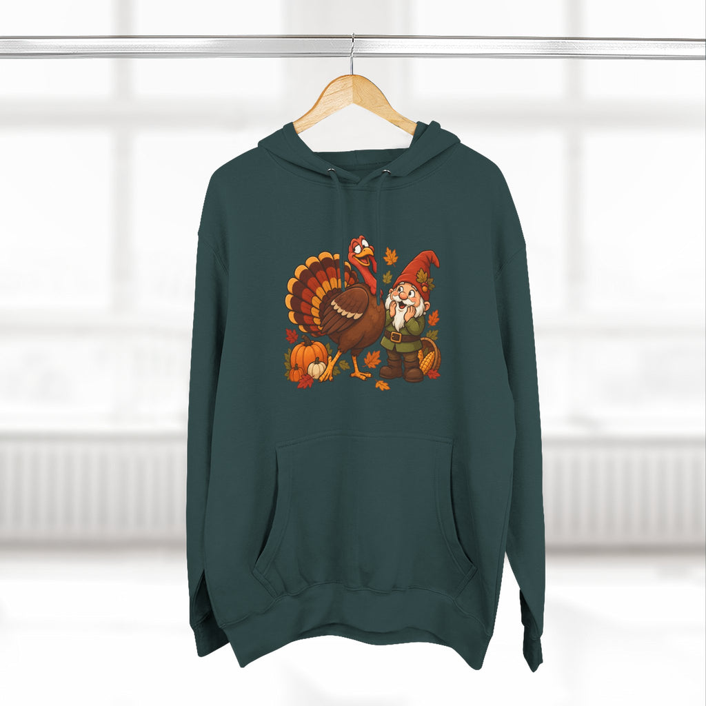 Thanksgiving Turkey Family Fleece Hoodie