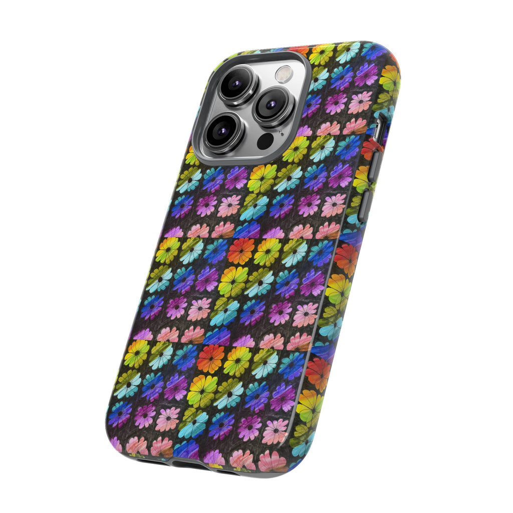 Colorful Floral Tough Phone Case