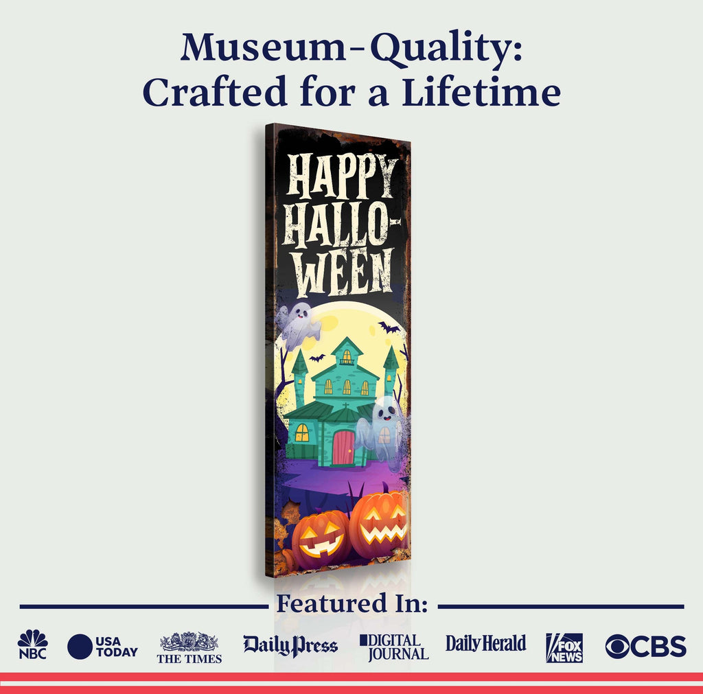 Halloween Welcome — Seasonal Wall Sign