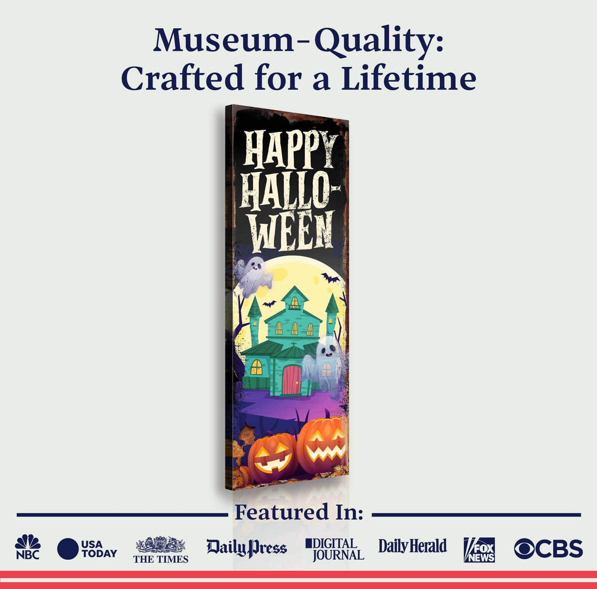 Halloween Welcome — Seasonal Wall Sign