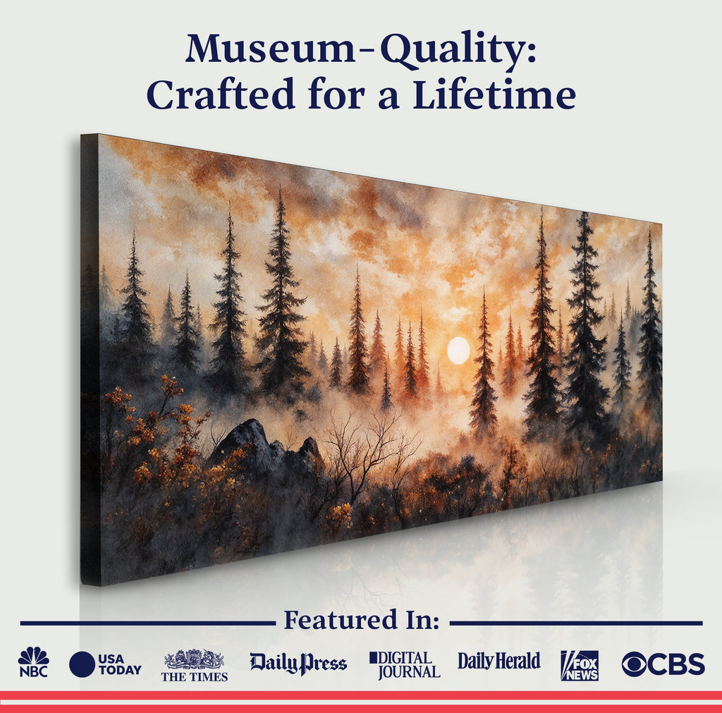 Forest at Dusk — Canvas Wall Art
