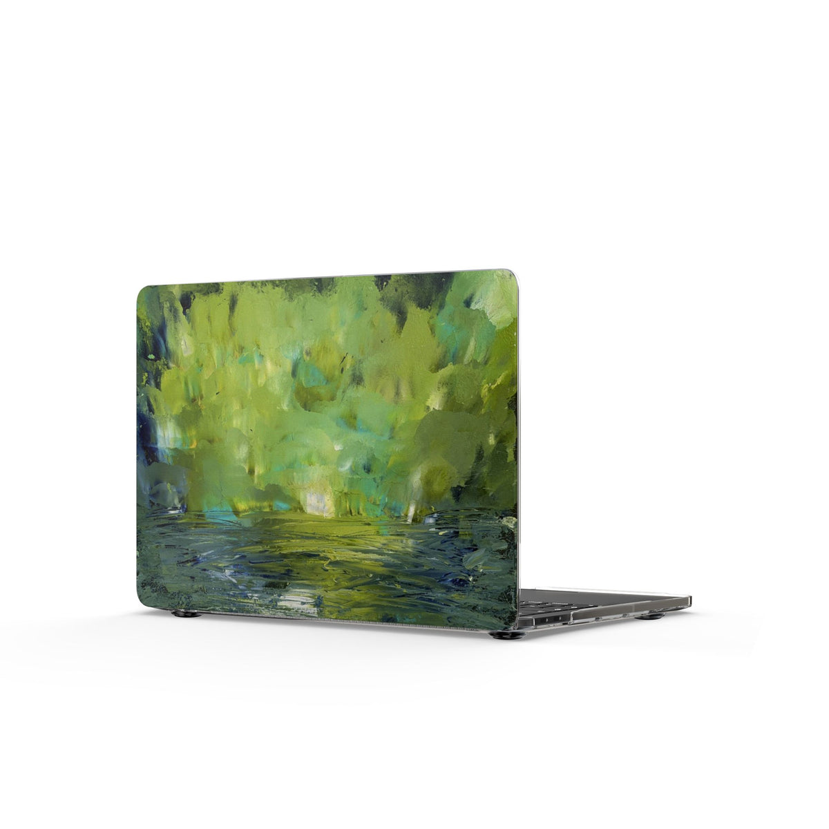 Impressionist Forest Lake MacBook Case