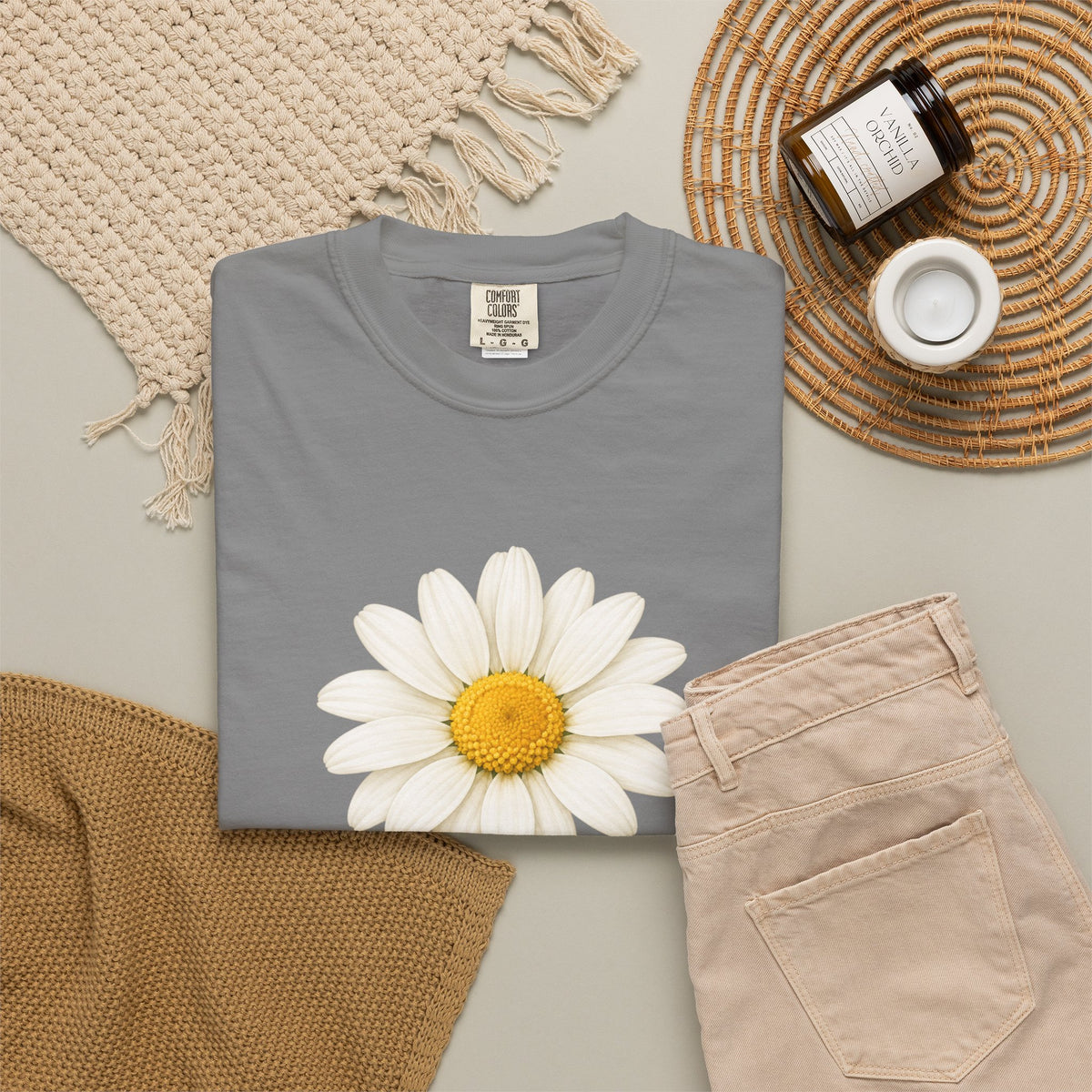 Daisy Flower Graphic T-Shirt