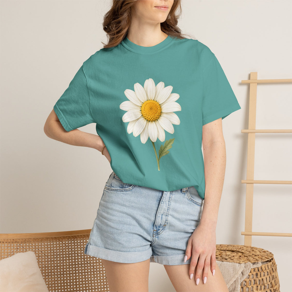 Daisy Flower Graphic T-Shirt