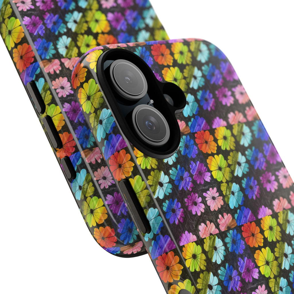Colorful Floral Tough Phone Case