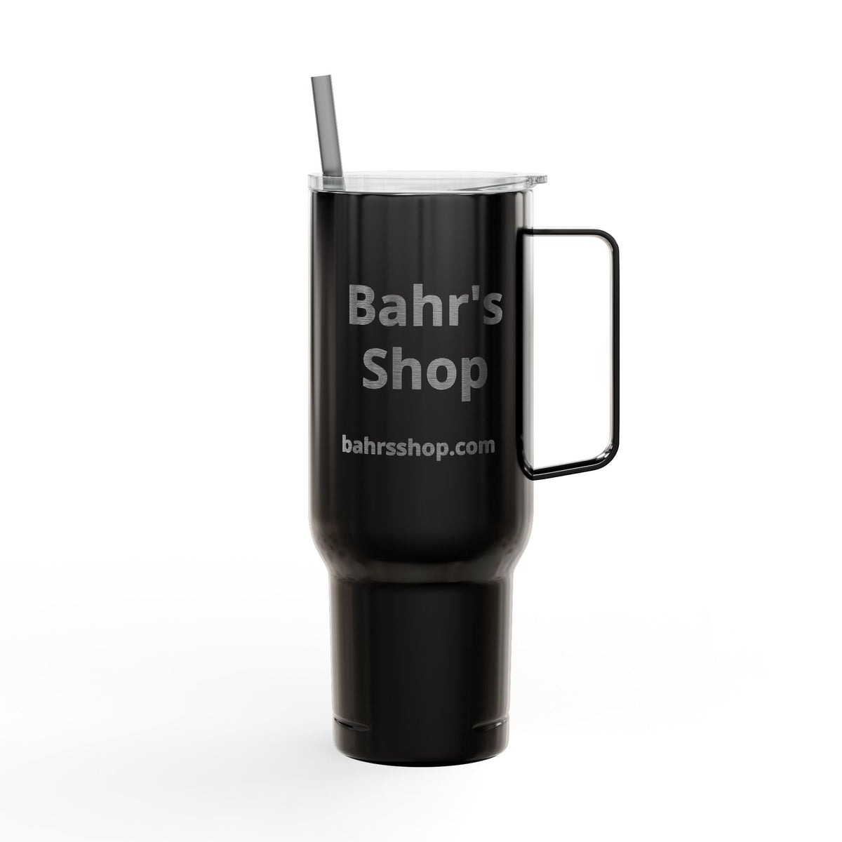 40oz Engraved Floral Insulated Tumbler with Lid & Straw