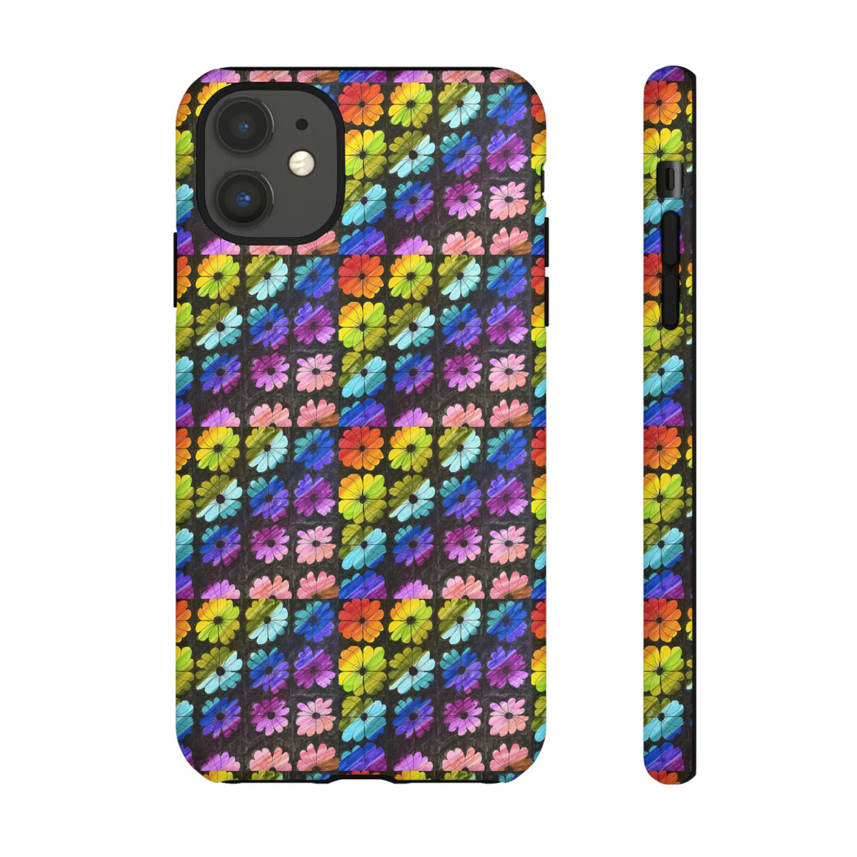 Colorful Floral Tough Phone Case