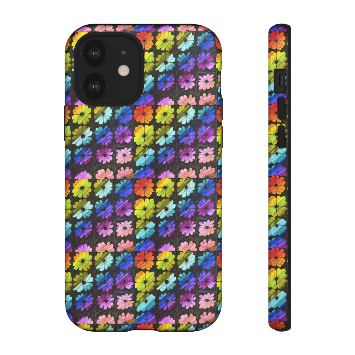 Colorful Floral Tough Phone Case