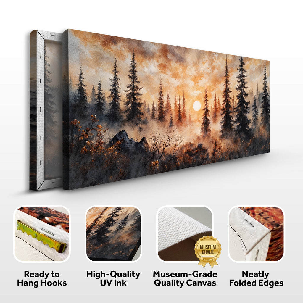Forest at Dusk — Canvas Wall Art
