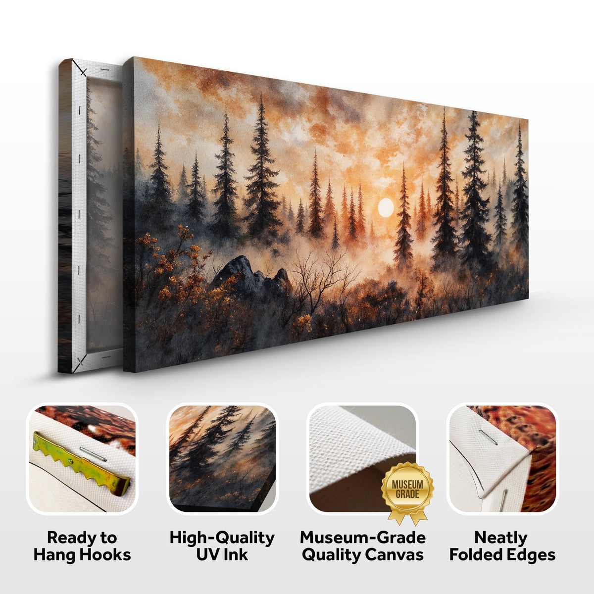 Forest at Dusk — Canvas Wall Art