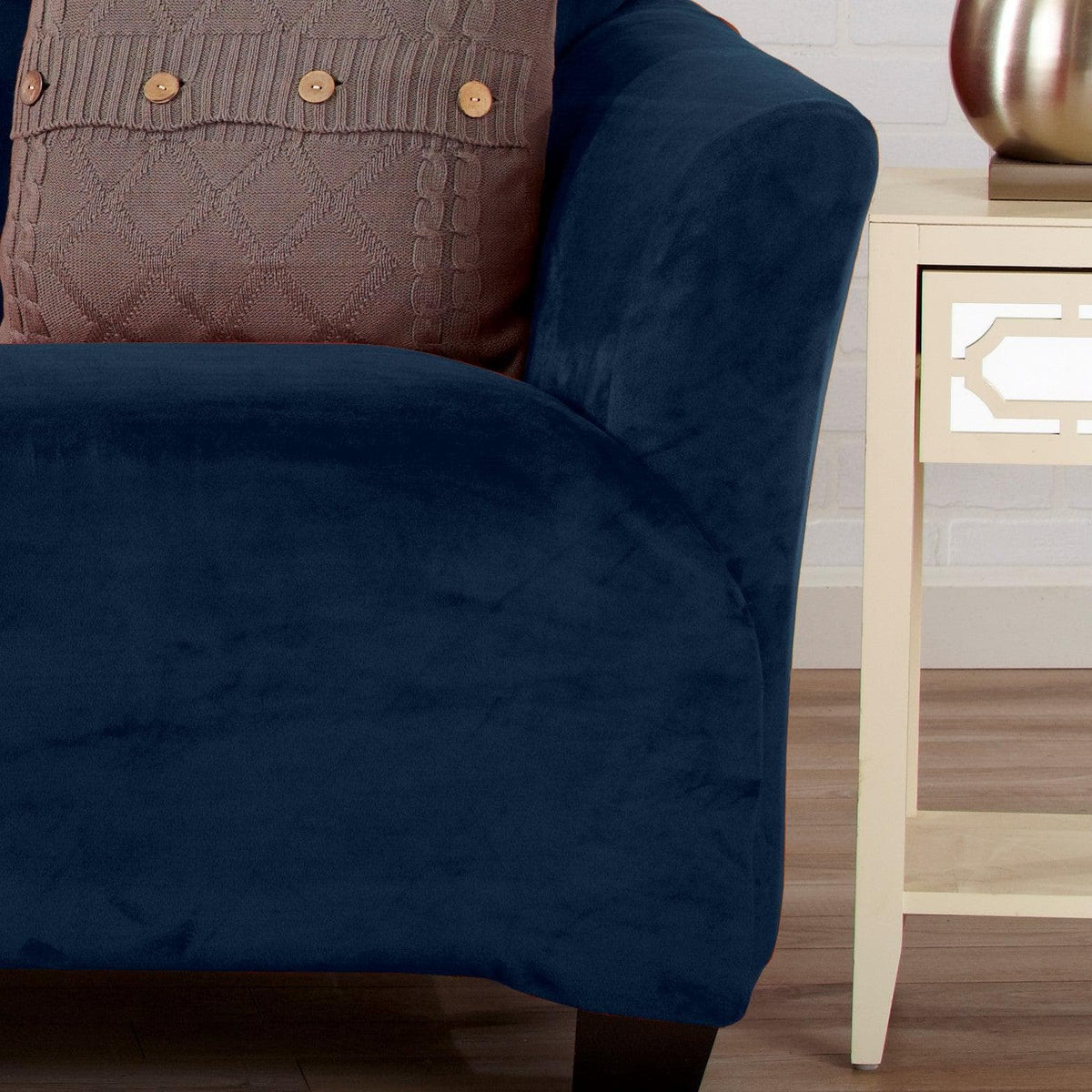 Velvet Stretch Slipcover - Gale Collection