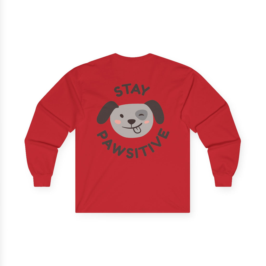 Stay Pawsitive Long Sleeve Tee