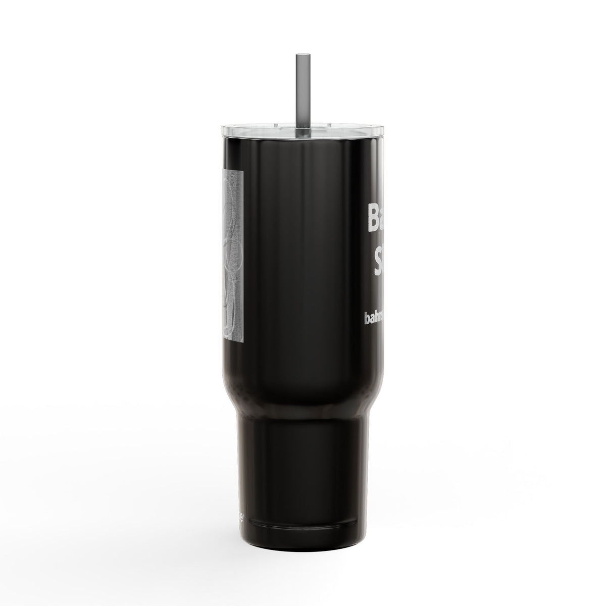 40oz Engraved Floral Insulated Tumbler with Lid & Straw