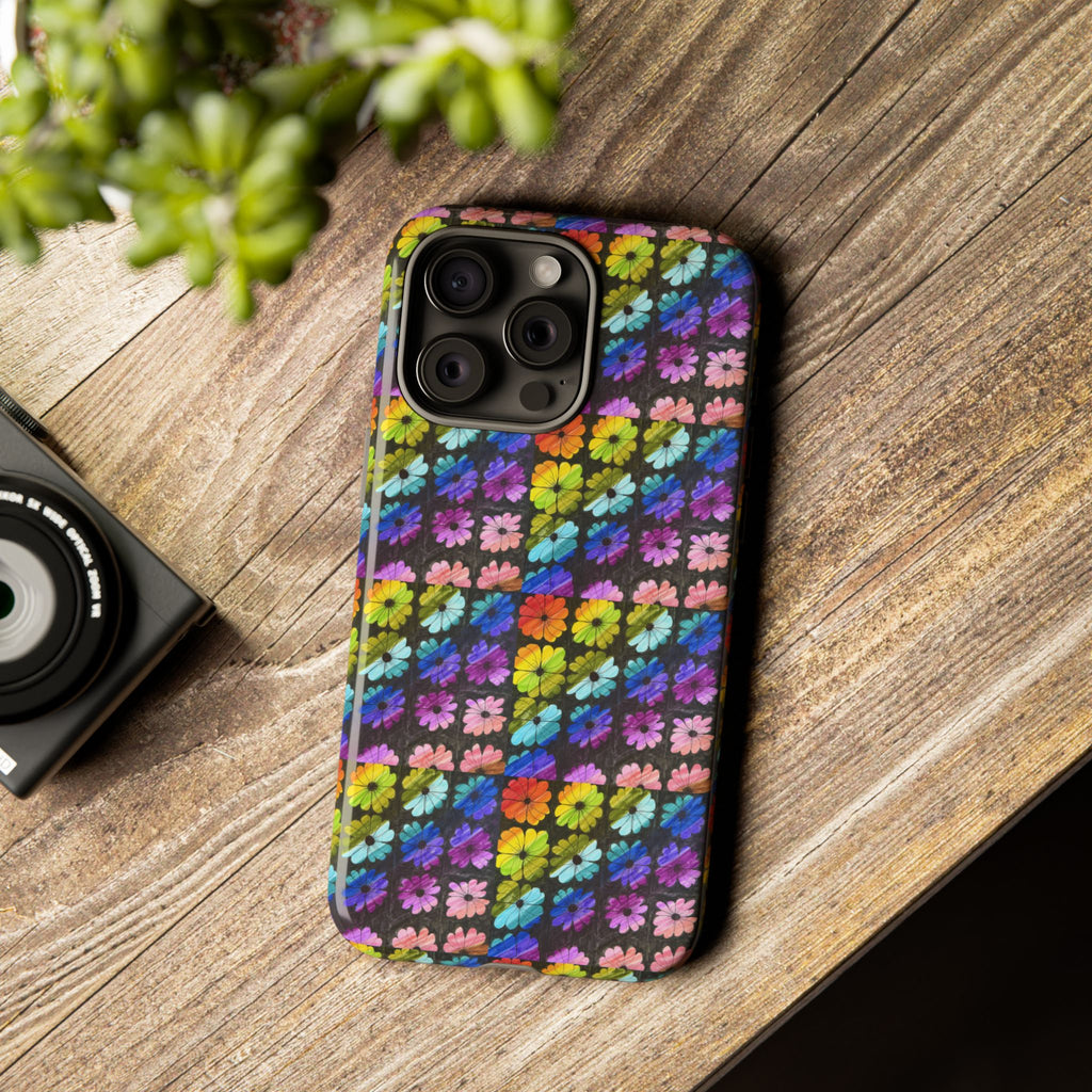 Colorful Floral Tough Phone Case