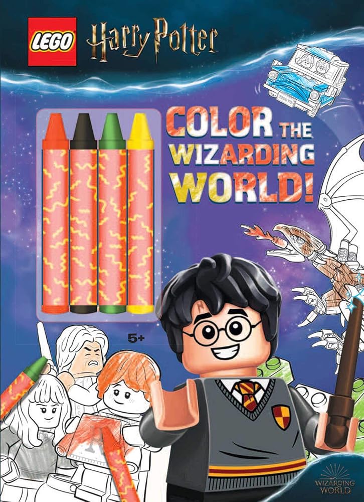 LEGO Harry Potter: Color the Wizarding World (Color & Activity with Crayons)