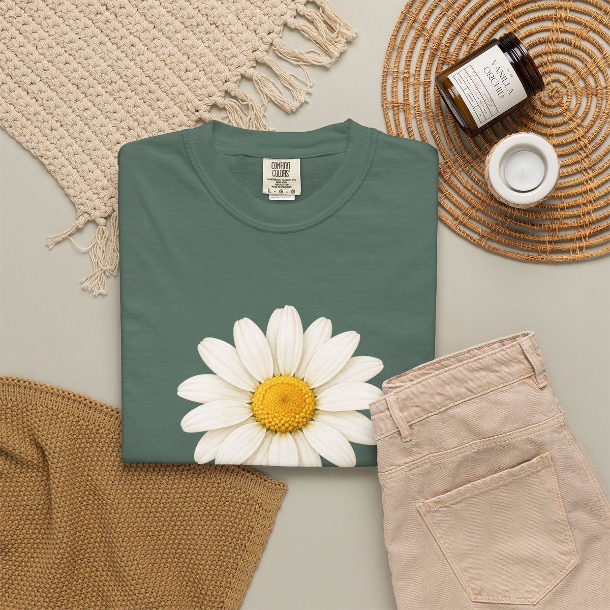 Daisy Flower Graphic T-Shirt