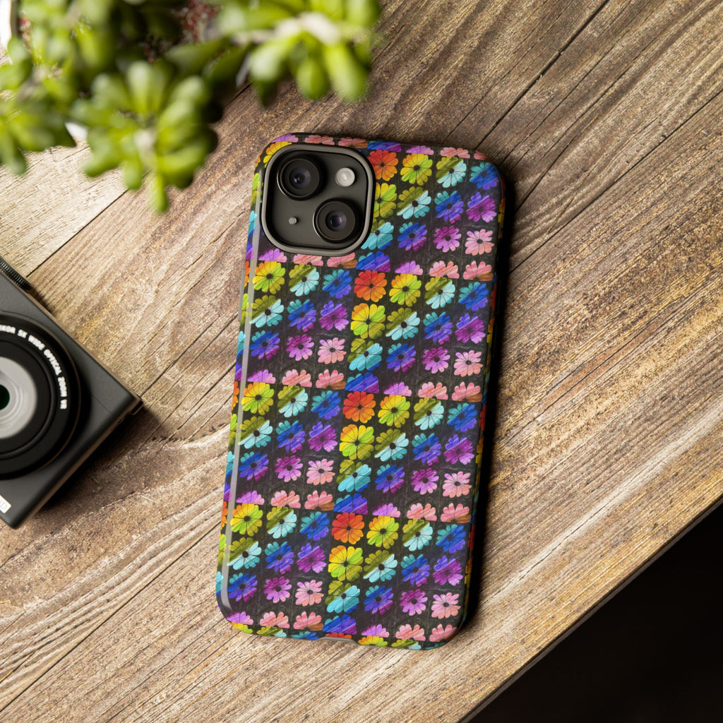 Colorful Floral Tough Phone Case