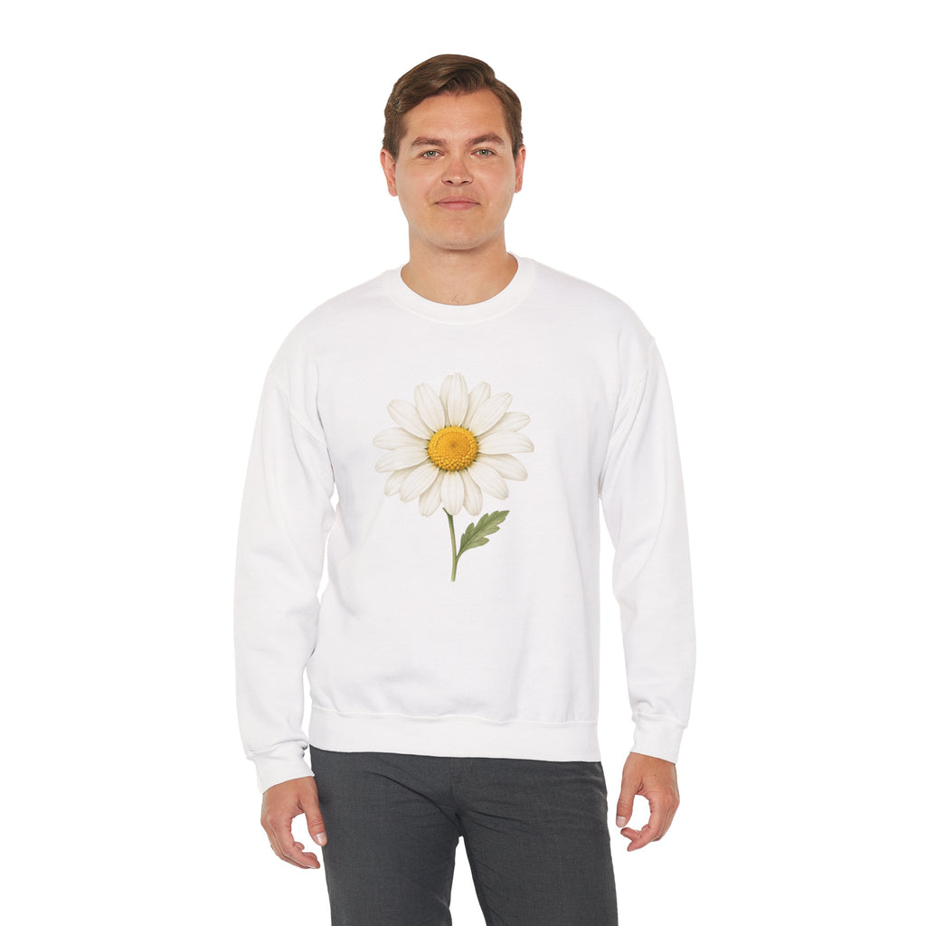 Daisy Flower Crewneck Sweatshirt