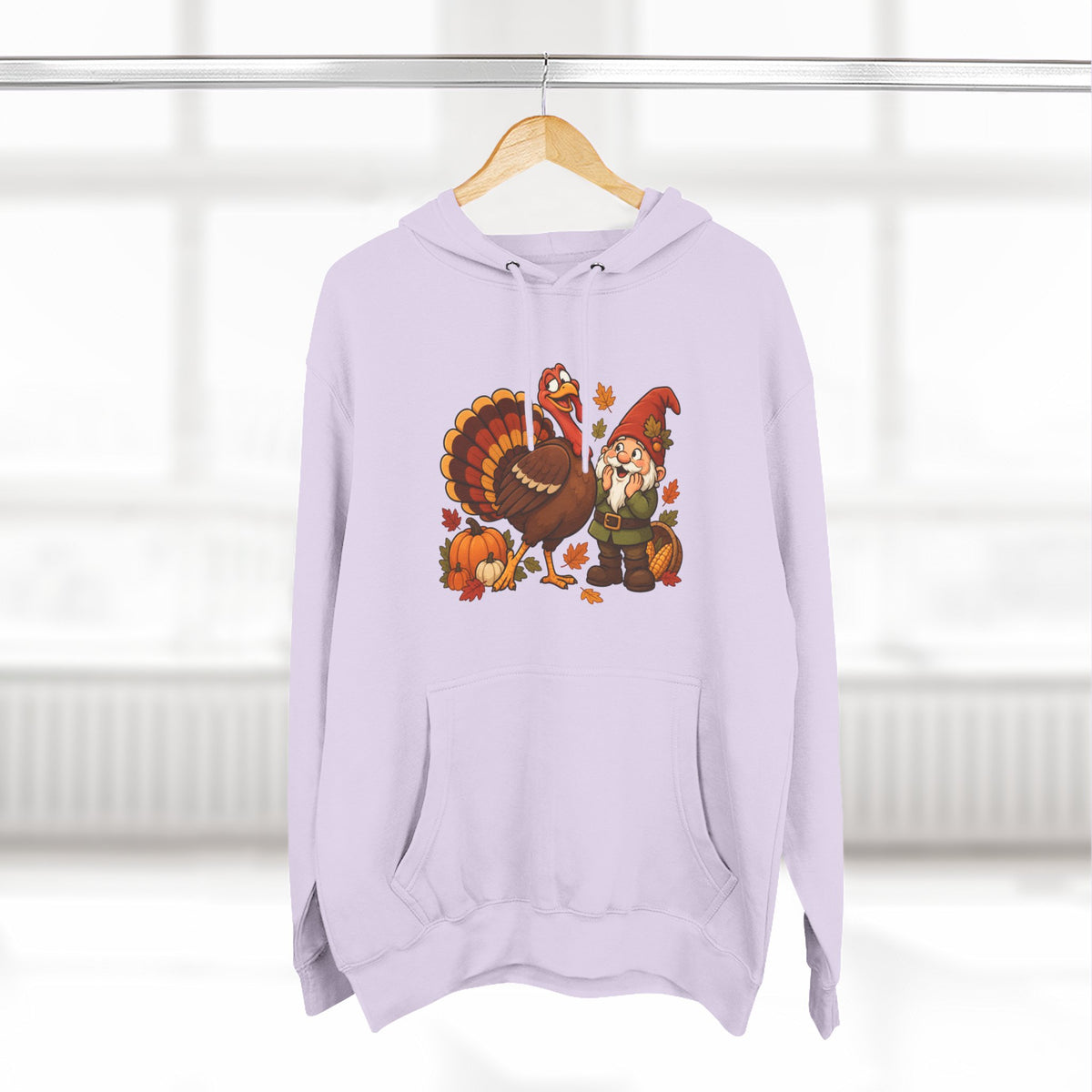 Thanksgiving Turkey Family Fleece Hoodie
