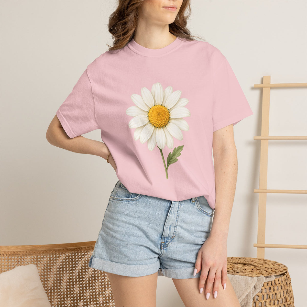 Daisy Flower Graphic T-Shirt