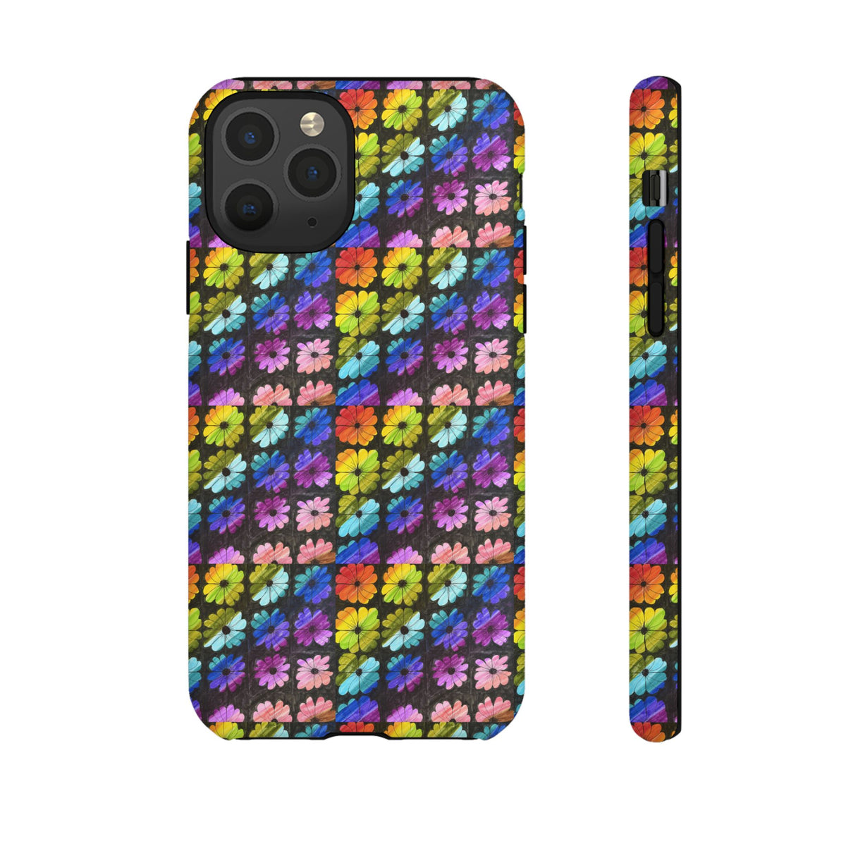 Colorful Floral Tough Phone Case