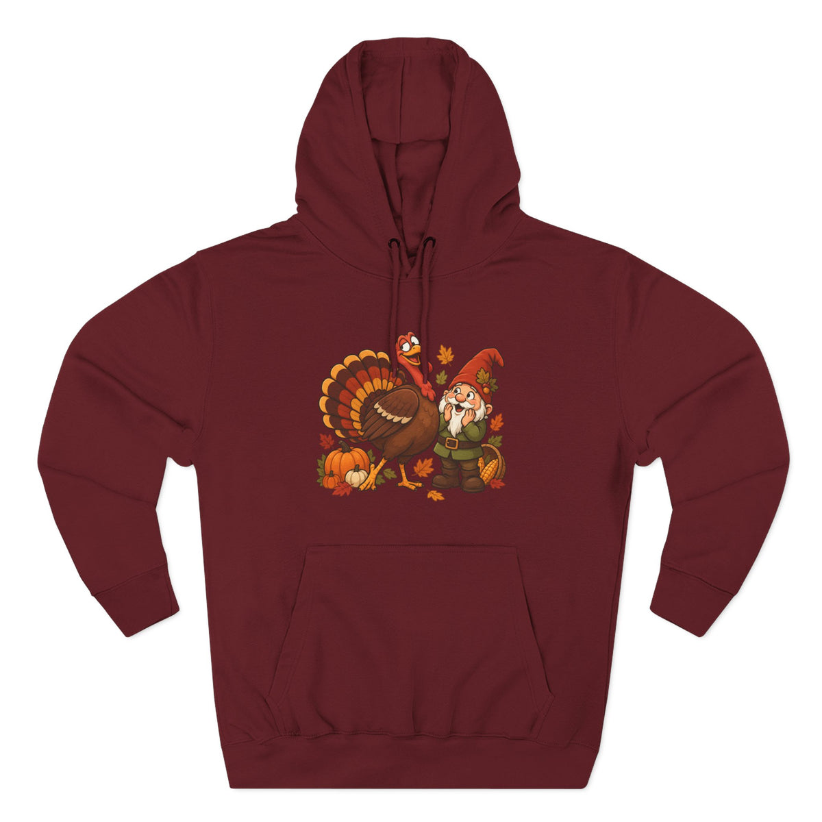 Thanksgiving Turkey Family Fleece Hoodie