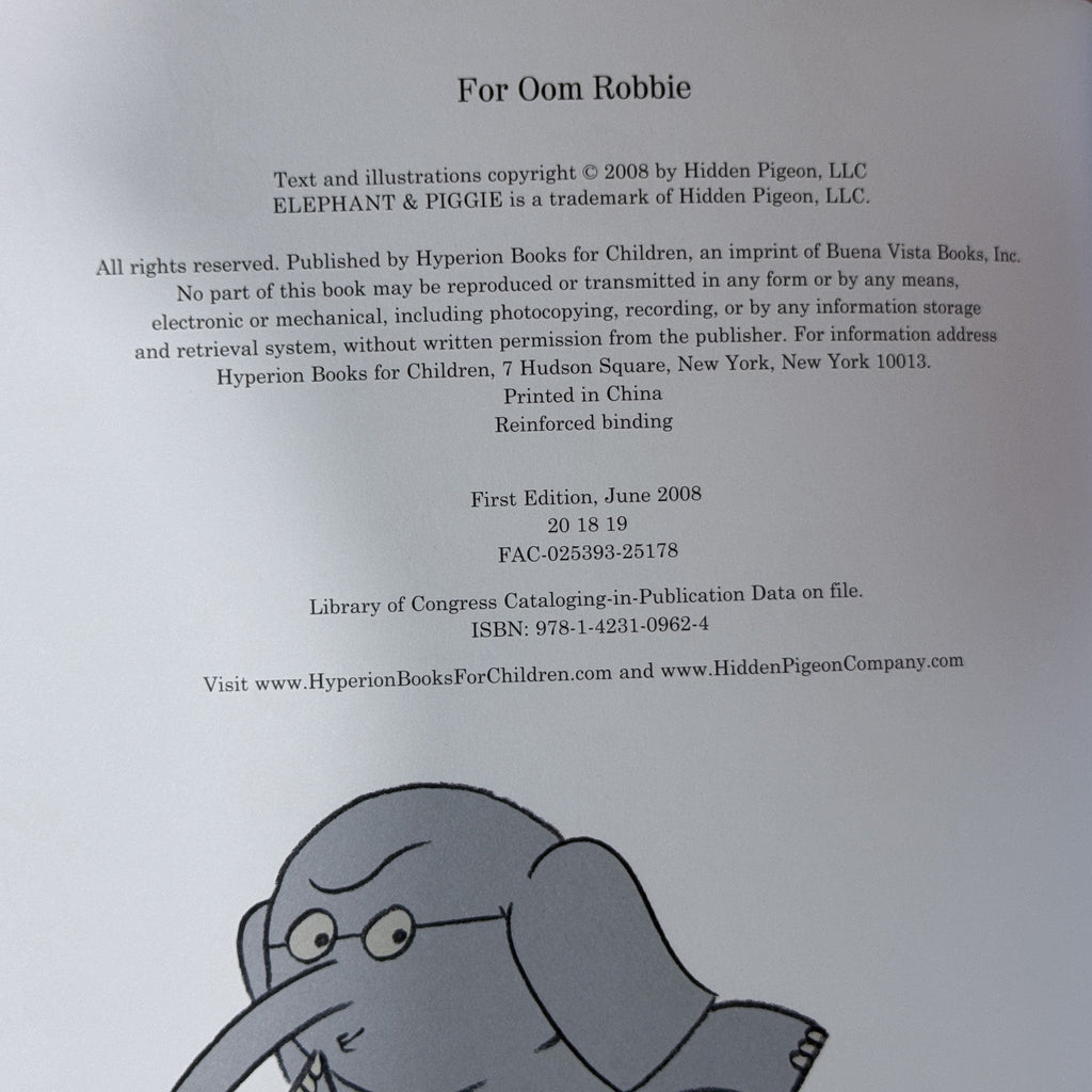 I Will Surprise My Friend! Mo Willems Elephant and Piggie Hardcover