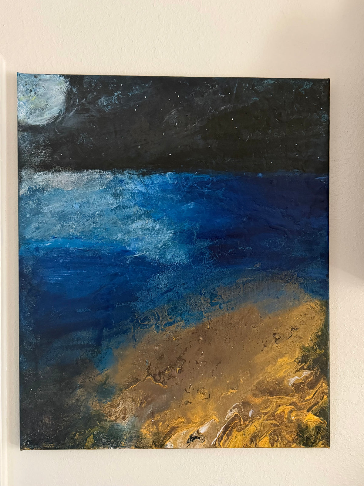 Moonlit Shore — Digital Print