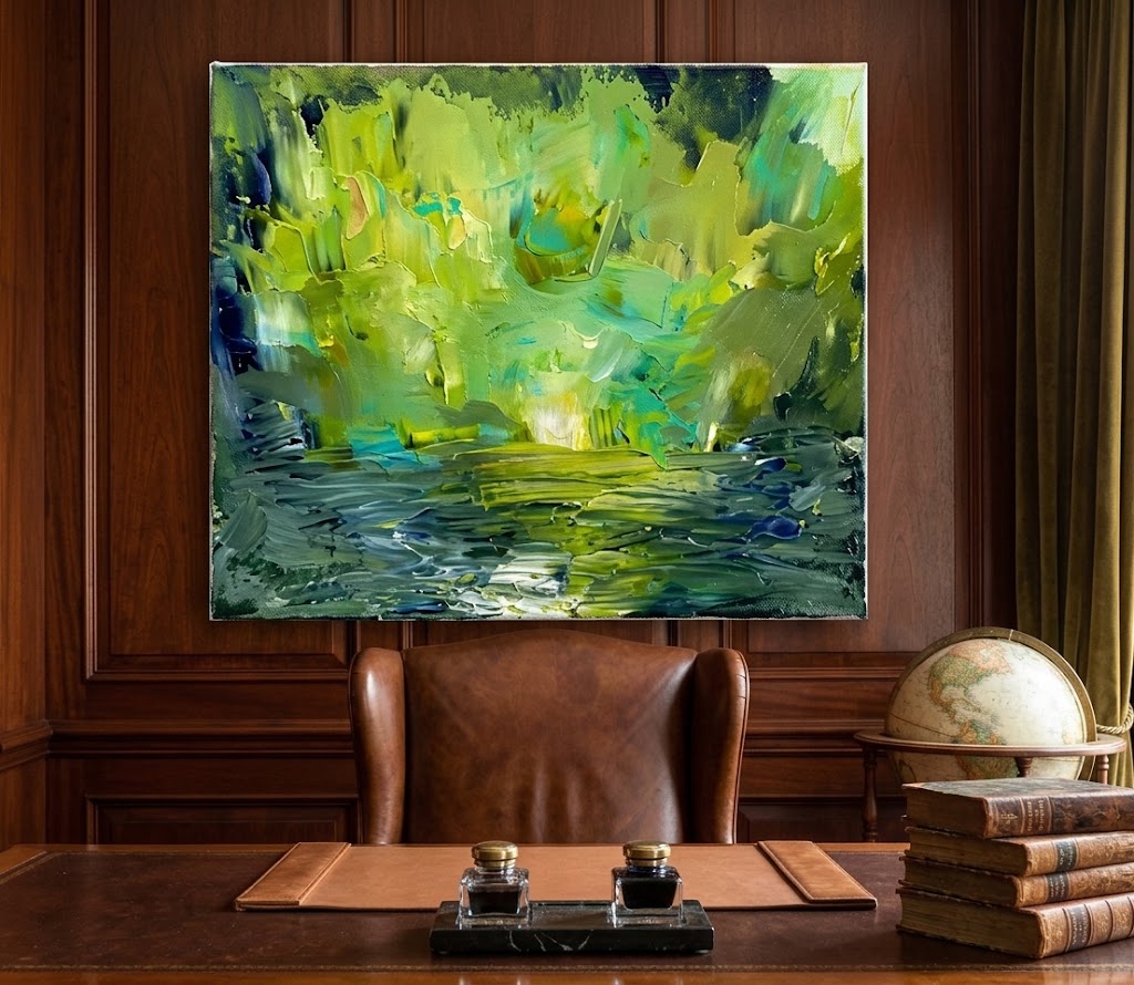 Emerald Reflection — Digital Print