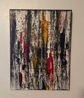 Abstract Vertical Drip – Digital Print