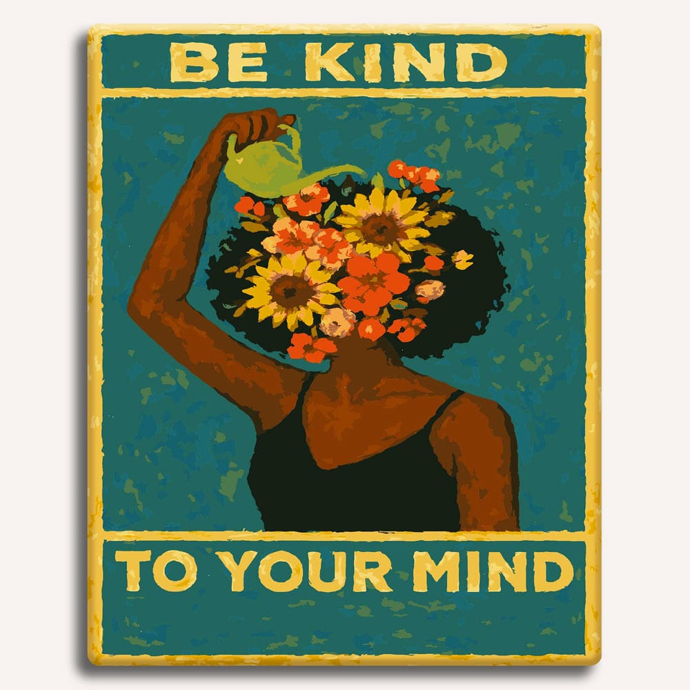 Be Kind To Your Mind - Paint By Numbers Kit