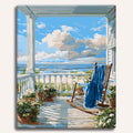 Beach House View - Paint By Numbers Kit