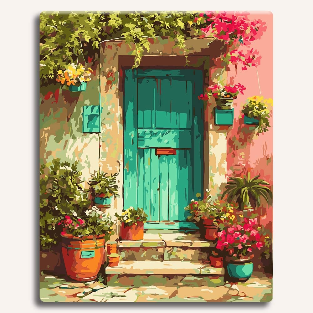 Green Door - Paint By Numbers Kit