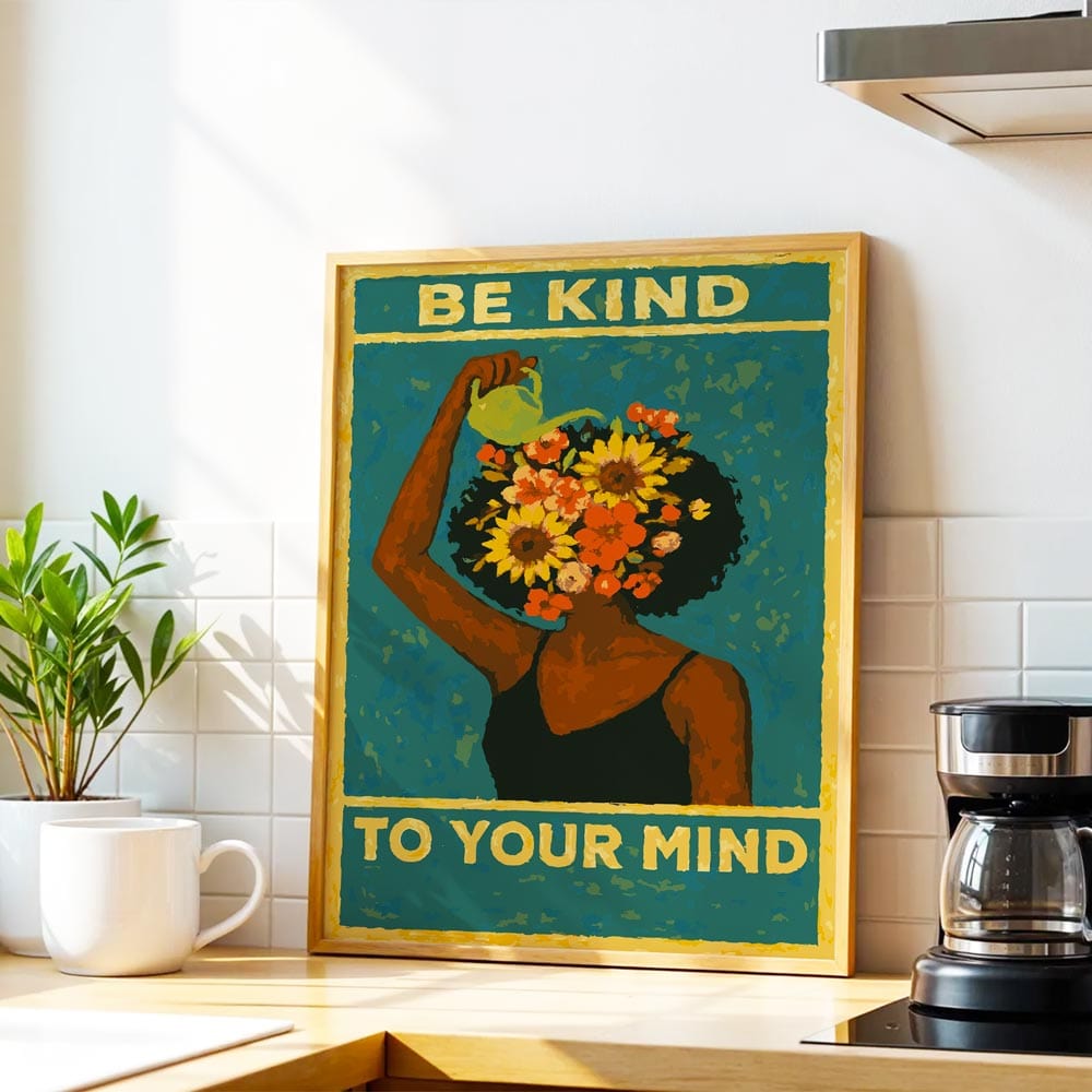 Be Kind To Your Mind - Paint By Numbers Kit
