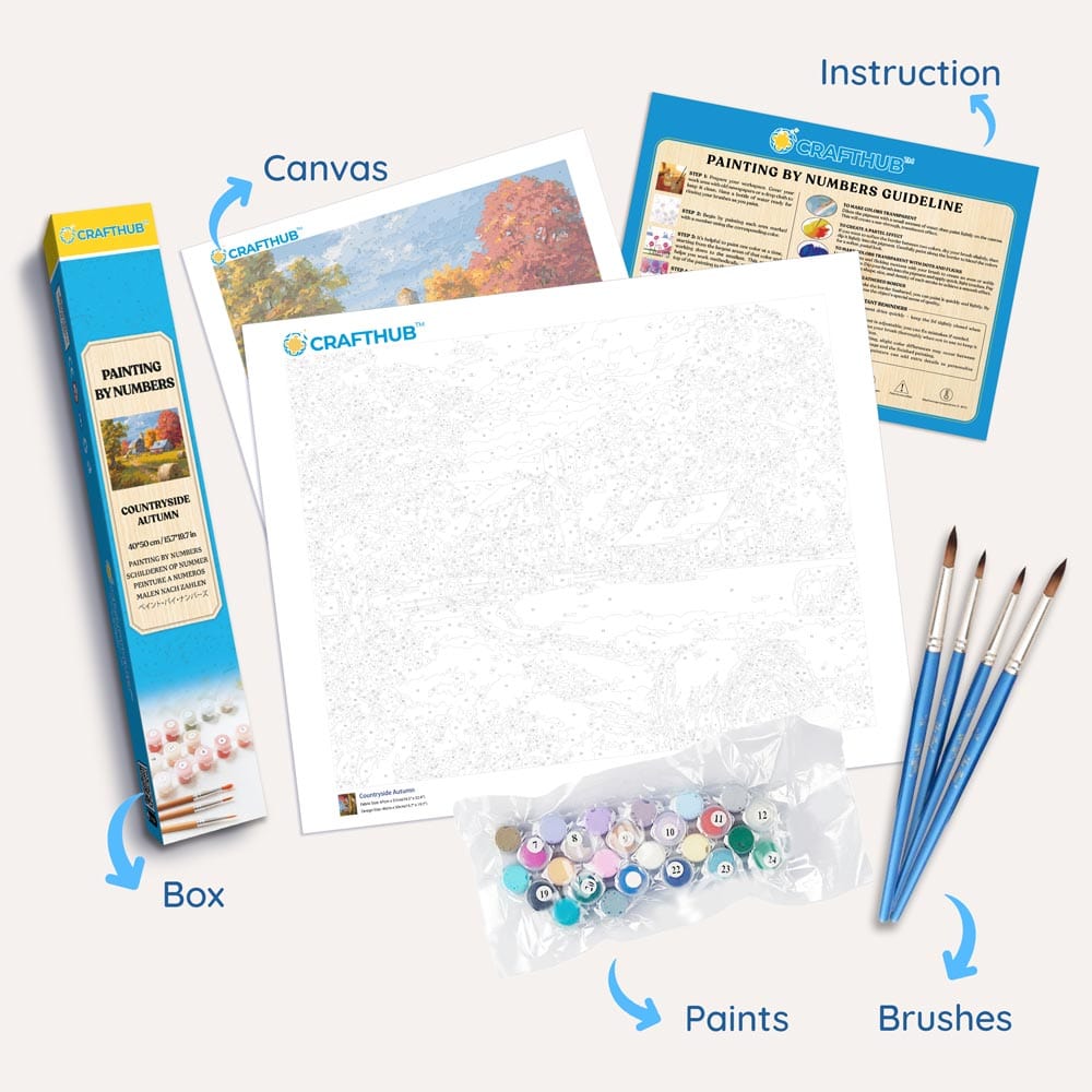 Happy Dogs - Paint By Numbers Kit