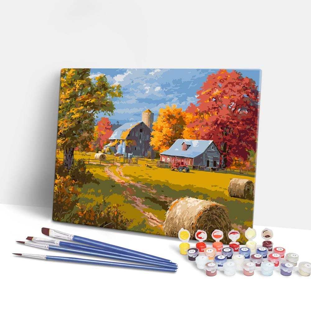 Autumn in the Countryside - Paint By Numbers Kit