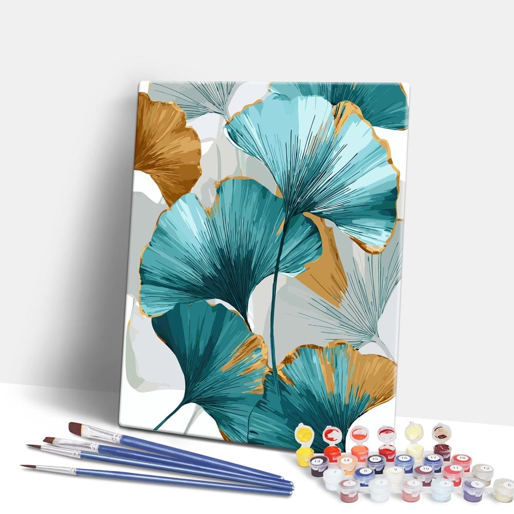 Ginko Leave Art  - Paint By Numbers Kit