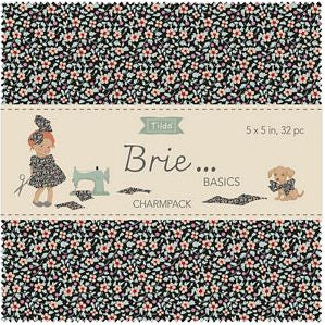 Tilda Brie Basics 5" Charm Pack