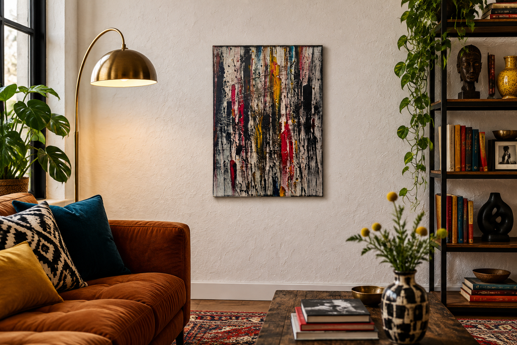 Abstract Vertical Drip 18x24 Revised