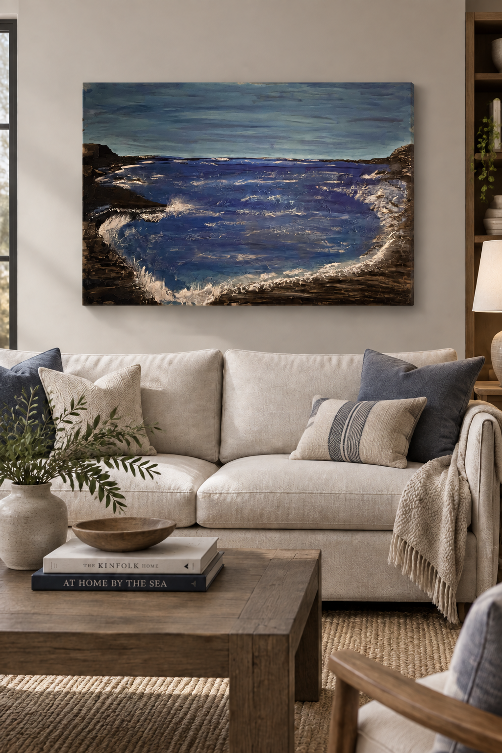 Coastal Cove Gallery Wrap in Room