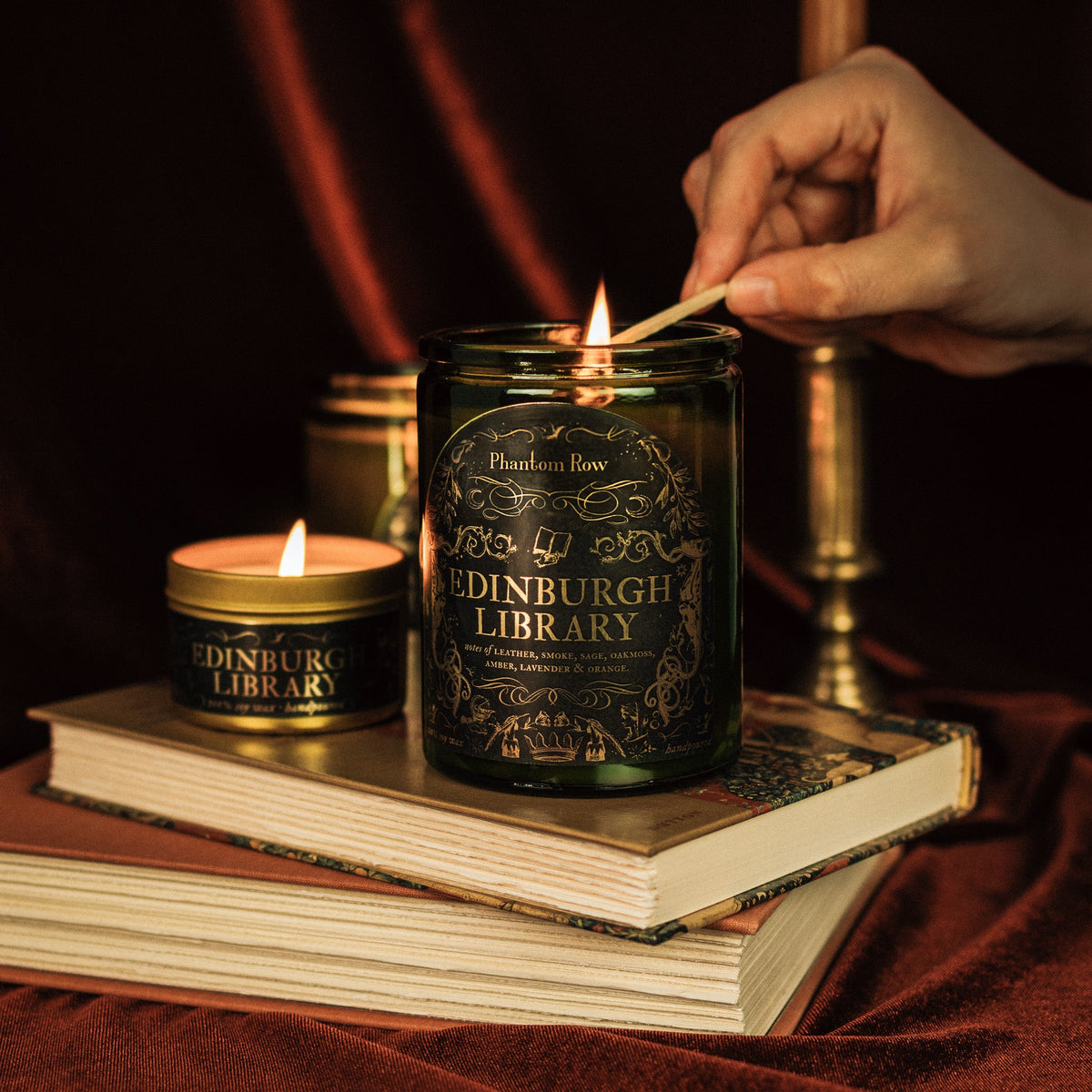 Edinburgh Library Candle