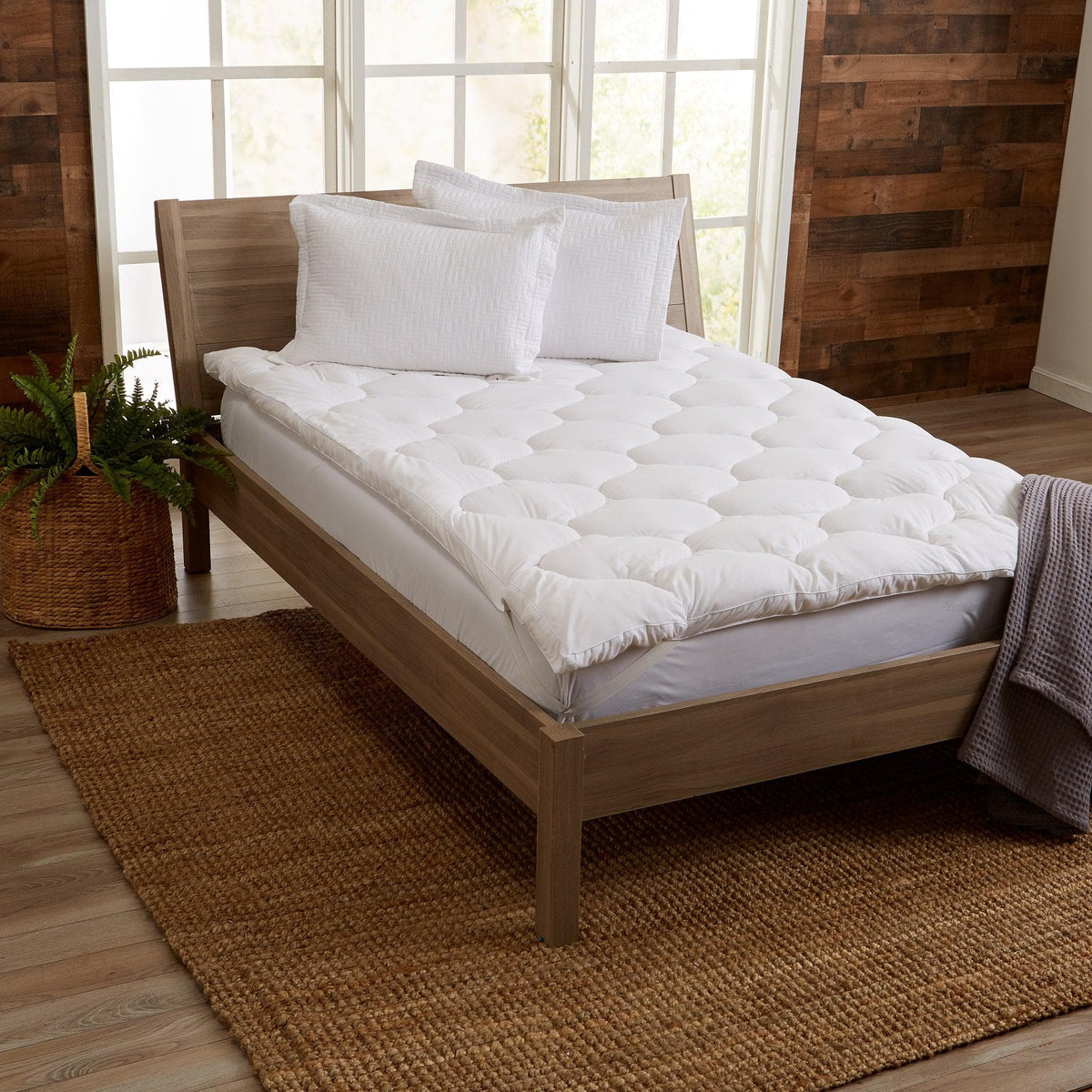 2 Inch Thick Hypoallergenic Mattress Topper - Kyla Collection