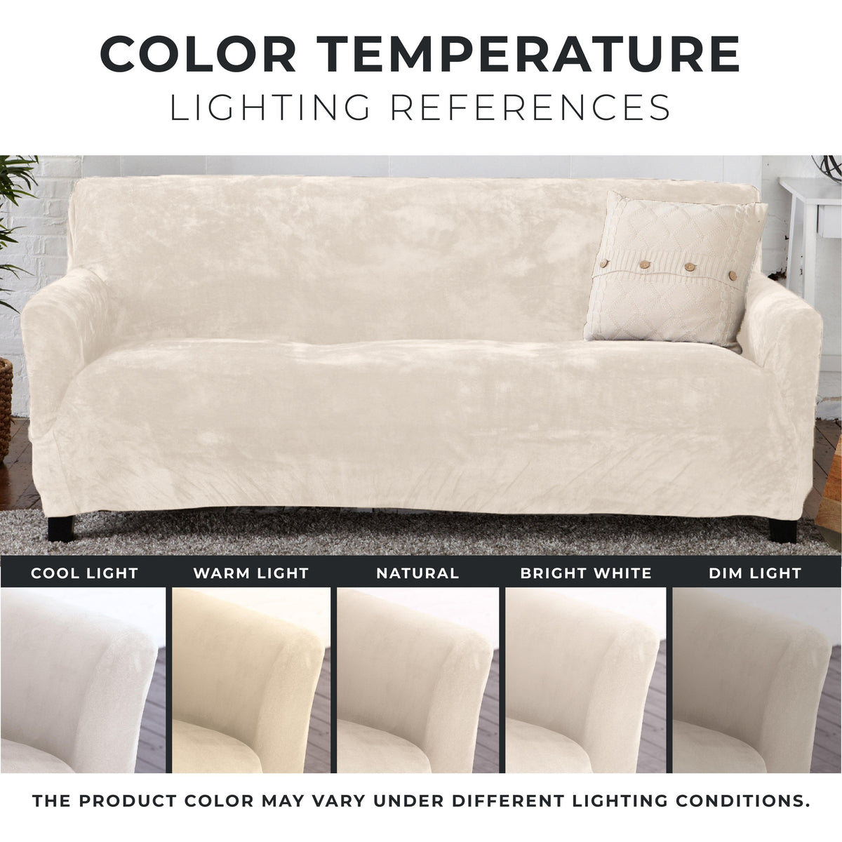 Velvet Stretch Slipcover - Gale Collection