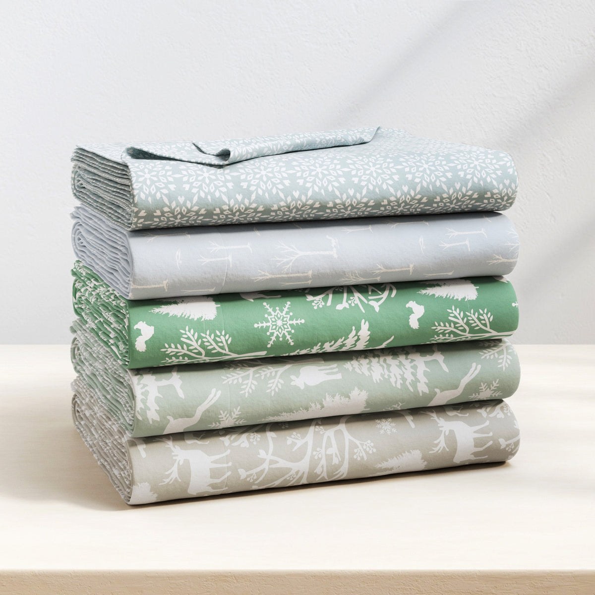 Turkish Cotton Flannel Sheet Set - Elevated Lodge Collection