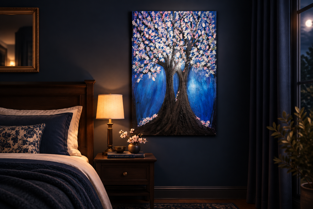 Moonlit Cherry Blossom Mockup Revised