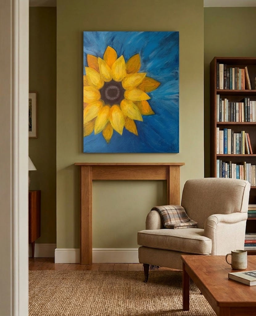 Sunflower Original Acrylic Painting