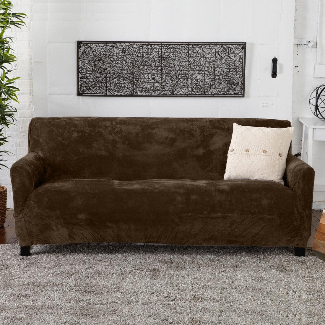 Velvet Stretch Slipcover - Gale Collection
