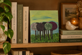 Whimsical Tree Grove on Bookshelf